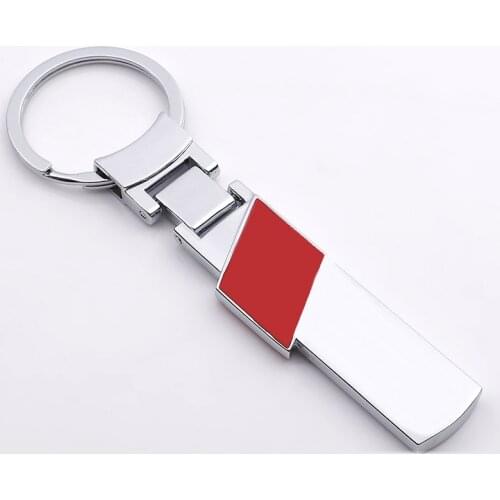 1pcs for Audi car remote control key decoration accessories, for S3/S4/S5/S6/SLINE/RS model decoration keychain OEM