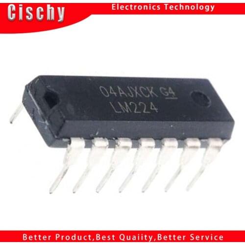 10PCS LM224N DIP14 LM224 Operational amplifier op amp Quad