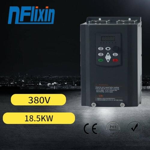 18.5KW 380V 3Phase Input 38A Frequency Inverter Triphase 3 Phase Output VFD Frequency Converter Motor Speed Controller 50/60Hz