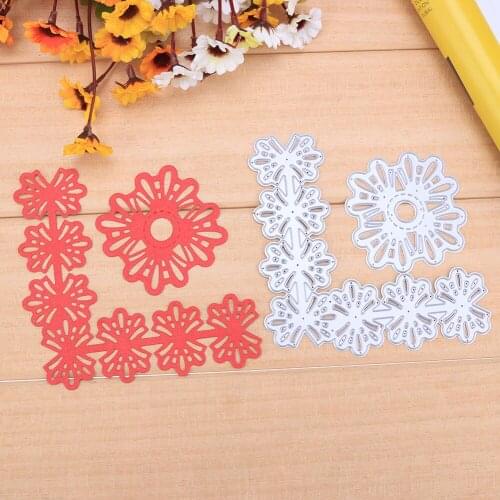 2 PCS Flower Lace Metal Cutting Dies For DIY Scrapbooking Photo Album Paper Cards Decorative Crafts Embossing Die Cuts