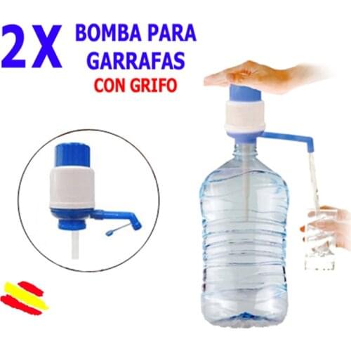 2X MANUAL pump for Garrafas with TAP water dispenser (2 units) Flagon