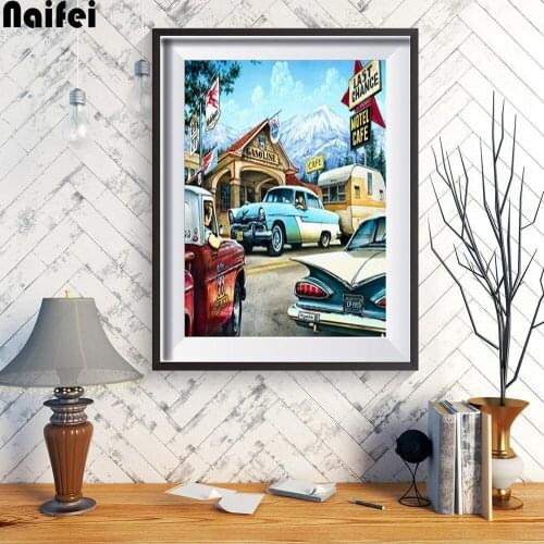 5D diamond painting Cross Stitch kit Car mosaic DIY diamond embroidery rhinestone home decoration