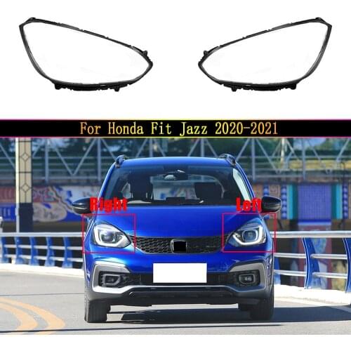 Front Headlamp Lamp cover Lampshade Headlight Waterproof Bright Head Light Shade Shell Caps For Honda Fit Jazz 2020 2021