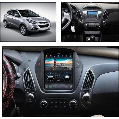 For Hyundai IX35 2018 2019 10.4" Tesla Style Vertical IPS Screen Android 9.0 Car DVD Player Navigation GPS Radio