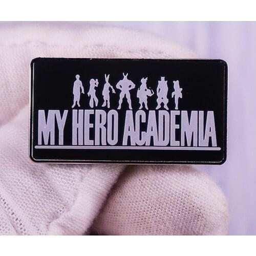 My Hero Academia Anime Cartoon Characters Enamel Brooch Pin Backpack Hat Bag Lapel Pins Badges Fashion Jewelry Accessories