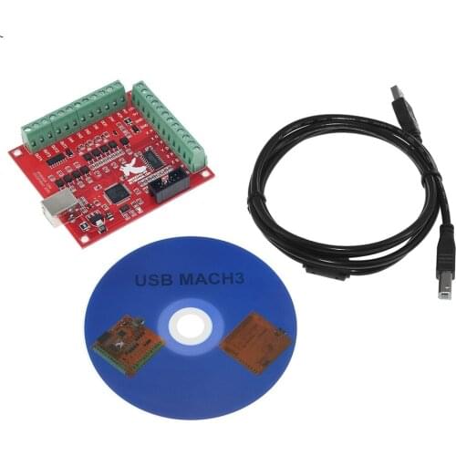 Kande MACH3 Breakout board CNC USB 100Khz 4 axis interface driver motion controller driver board Engraving machine 3D Printer