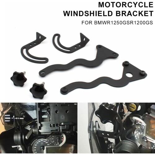 R1200GS Adventure 13-19 Motorcycle Windshield Support Holder Windscreen Strengthen Bracket Kits for BMW R1250GS R 1200GS LC/ADV