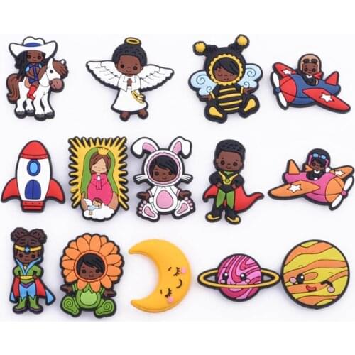 Lovely Cute Kids Charms For Crocks Sneakers Customized Shoes Decorations Shoe Accessories Kids Party Gifts Wholesale