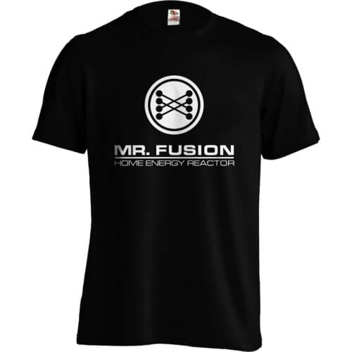 Mr Fusion Back To The Future 100% Cotton T-Shirt Men 2019 Summer Cheap Sale Pre-Cotton for MenS T Shirt Ideas
