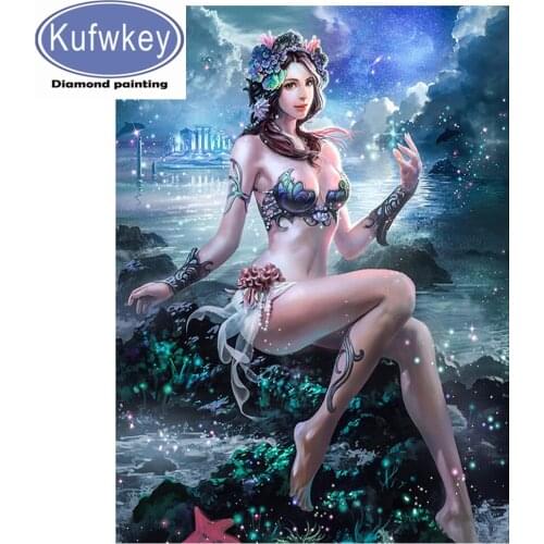 New Diamond embroidery cartoon girl diamond painting Cross Stitch full square/round drill Rhinestone Fantasy animation fairy