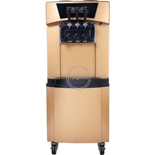New type high quality 3 flavors soft ice cream machine sweet cone ice cream maker 110V/220V 2300W