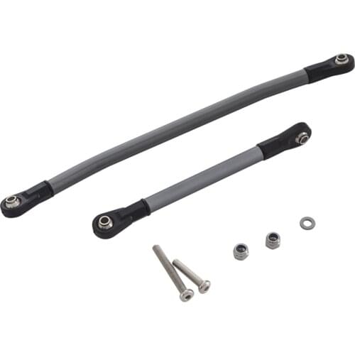 Upgrading Parts Alloy Servo Rod Steering Rod Linkage for 1/10 SCX10 II RC Crawler Car