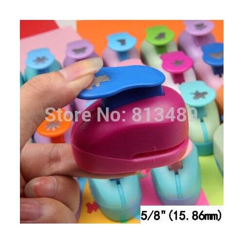 Wholesale 23 designs 15mm paper punch craft perfurador paper cutter scrapbooking paper punch for kids furador diy puncher W3174