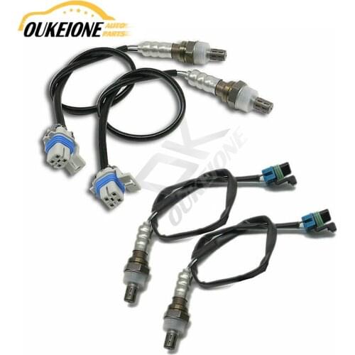 Upstream Downstream O2 Oxygen Sensor for Cadillac Escalade Chevrolet Suburban GMC Sierra Yukon Hummer H2 6.0L 234-4669 234-4651
