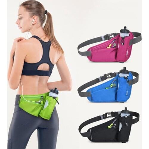 Running Waist Bags Water Bottle Holder Outdoor Camping Hiking Fitness Men Women Bicycle Cycling Belt Sports Fanny Packs Travel
