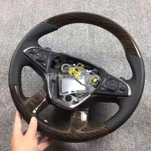 High Quality Real Mahogany Wood Steering Wheel For Buick Regal Excelle Lacrosse Verano Encore 2005-2017