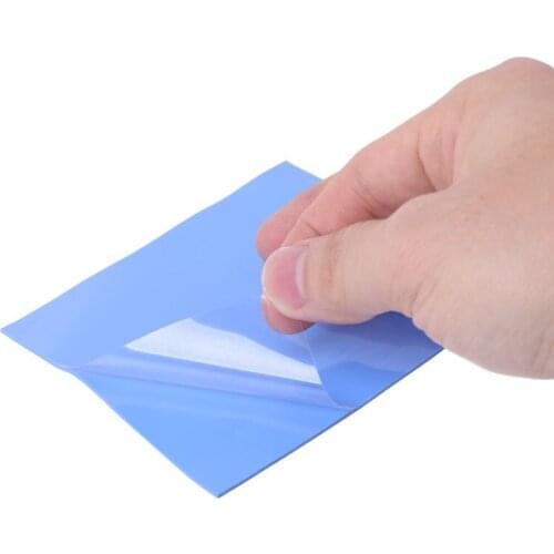 1Sheet 100mmx100mmx1mm Thermal Pad GPU CPU Heatsink Cooling Conductive Silicone Pad for PC Computer Accessories