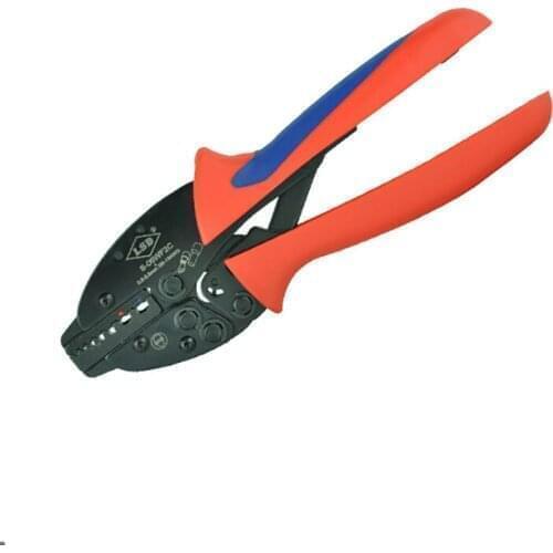 Ratchet crimping tool 0.5-6mm2 non-insulated terminal crimper S-03B cables pliers crimping tool