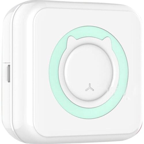 Convenient Pocket Wireless BT Thermal Printer Portable Travel 200dpi Photo Printer For Printing Photo Memo Shopping List