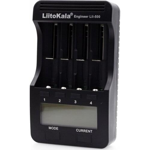 100% Liitokala Lii-500 LCD device 3.7V 18650 26650 18500 cylindrical lithium batteries, 1.2 V AA AAA NiMH battery charger