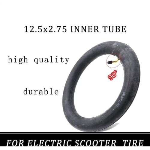 12.5x2.75 12.5 Inch Tire Inner Tube for Electric Scooters Scooter Accessories High Quality and Durable Pneumatic Tire 90 Degrees