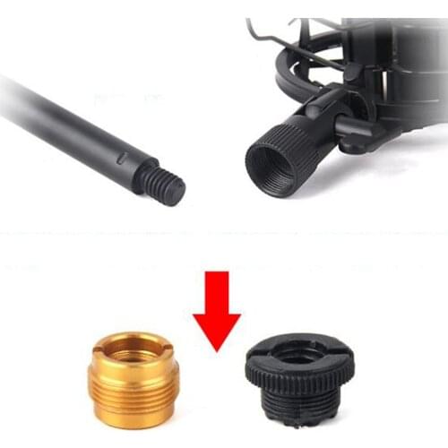 2pcs Microphone Screw Adapter 3/8 Inch Female To 5/8 Inch Threaded Nut Screws
