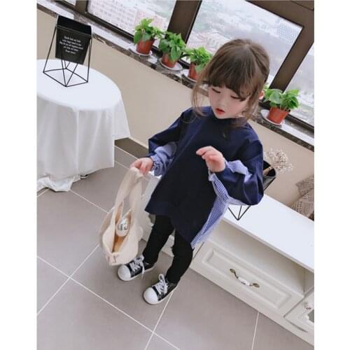 2019 new autumn item girl fashion stripe blouse