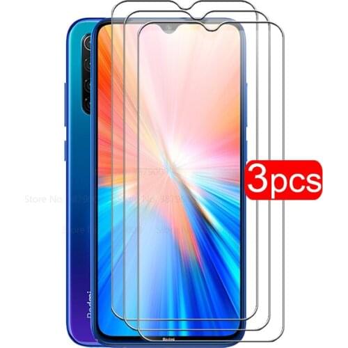 3pcs Tempered Glass For Xiaomi Redmi Note 8 not8 6.3'' 2021 Phone Glass Screen Protector Redme Note8 Safty Protection Film Cover