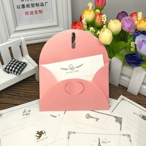 30Pcs Retro Blank Mini Paper Envelopes Wedding Party Invitation Greeting Cards Gift heart love letter