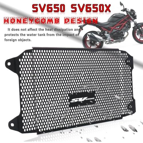 Motorcycle Accessories Radiator Guard Protector Grille Grill Cover For SUZUKI SV650 SV650X SV 650 SV 650X 2017-2021
