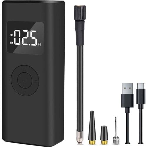 Car Air Compressor Portable Air Pump Auto Tire Electric Inflator Bicycle Air Pump With Power Bank For Auto Motorcycle Compressor