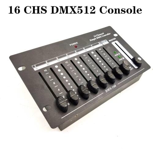 Envío Gratis 16 canales DMX consola 16CH DMX 512 luz de la etapa