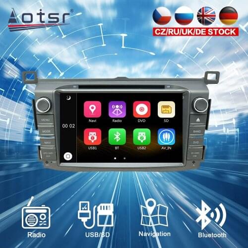 For TOYOTA RAV4 2012 - 2017 Wince 6.0 CD DVD Player Single DIN 7 Inch GPS Navigation Player Steering Wheel Control BT