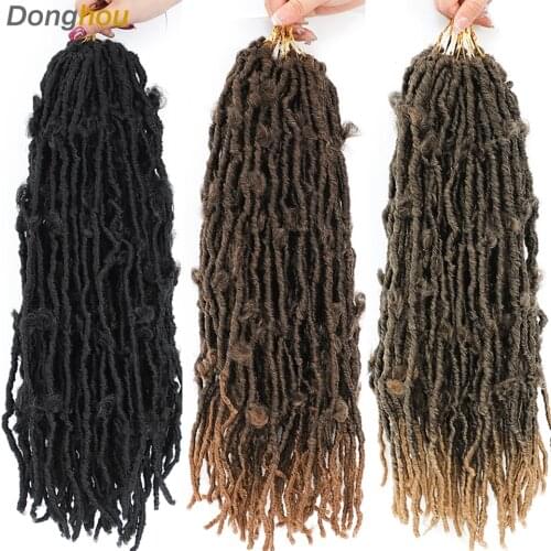 Ombre Butterfly Locs Crochet Hair 18 Inch 1b 30 1b 27 1b Bug Two Tone Butterfly Hair Crochet Braids Hair Extension 4 Colors