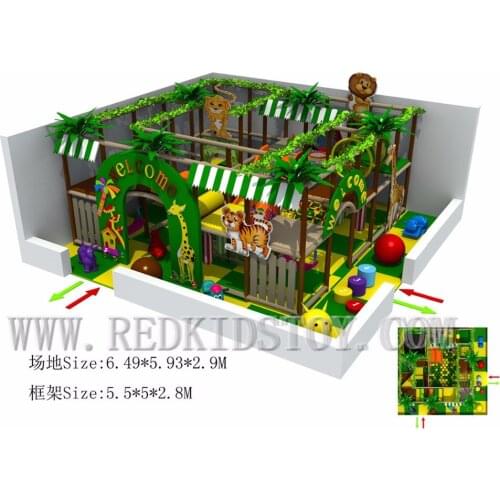 EU Standard Wholesale Forest Theme Soft Playground Indoor 24 Years' Manufacturing Experience HZ-180116b