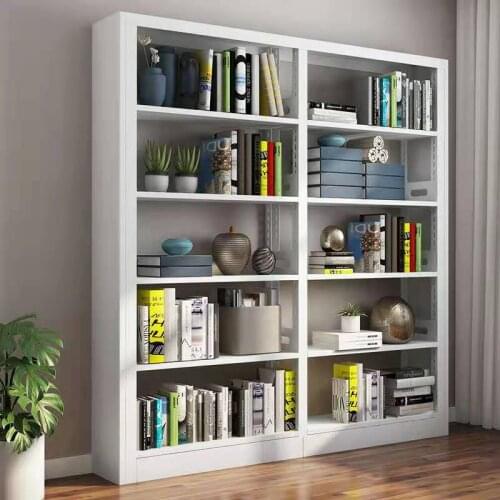 Library bookshelves double-sided steel reading room office bookshelves shelves childrens bookcases customized file shelf