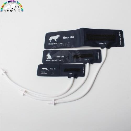 Dog Cat Mouse Reusable Blood Pressure Cuff Nylon Non-Cystic Animal Blood Pressure Cuff Veterinary Equipment