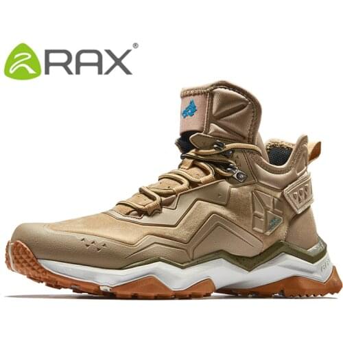 RAX Mens Waterproof Anti-slip Hiking shoes Trekking women Mountaineer Shoes walk for Winter sneakers Warming of hunting boots