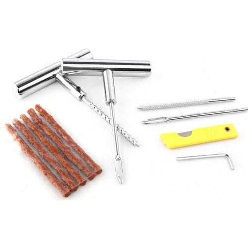 Car Motorcycle Tire Repair Kit Durable Easy To Use Repair Tools Professional Repair Kit Plug Set