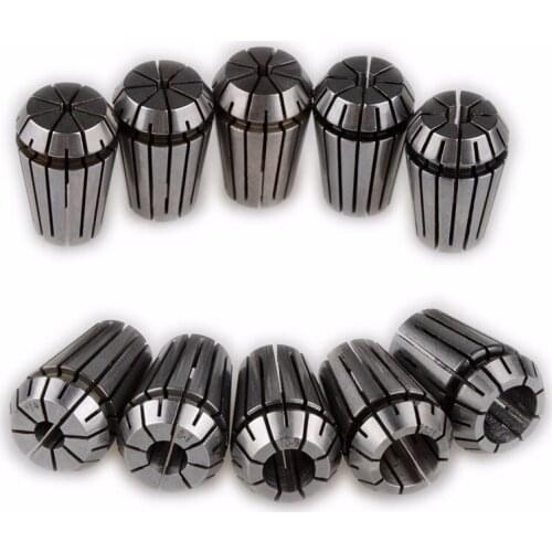 10pcs ER20 Precision Spring Collet Set CNC Milling Lathe Tool ER20 Spring Collet Chuck