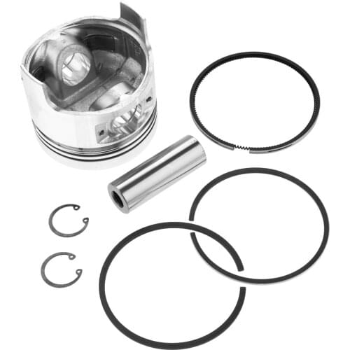 DRELD Piston Assembly with Piston Pin Piston Ring Circlip Set fit for Chinese 186F 86mm Bore Diesel Engine Generator Parts