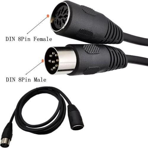 ERE DIN 8p male and female extension cord eight-core conference audio system line microphone line signal control cable