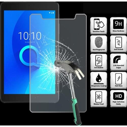 For Alcatel 3T 8 Tablet Ultra Clear Tempered Glass Screen Protector Anti-friction Proective Film
