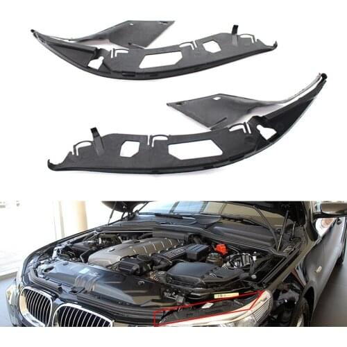 Left and Right Pair Headlight Gaskets Front Upper Headlight Gasket Seal Pair Set for BMW 5 Series E60 2004-2010 Lamp Hoods
