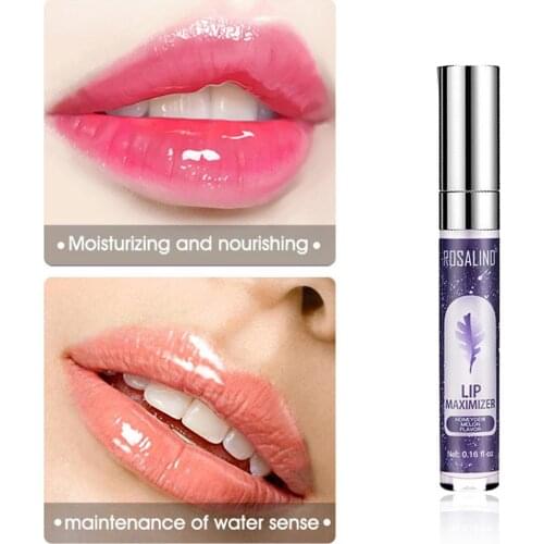 ROSALIND Moisturizing Lip Oil Lip Plumper Instant Mask Plant Extract Repairing Reduce Lip Wrinkles Line For Lips Care