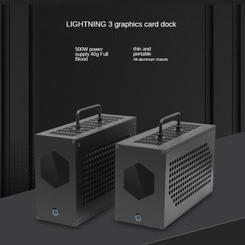 External Graphics Card Box Thunderbolt 3 Notebook External EGPU Independent Display Supports Game Design Drawing Rendering Macos