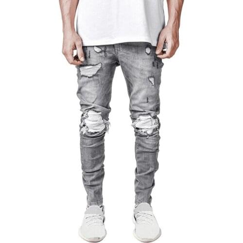 Рваные джинсы для мужчин WENYUJH China At AliExpress