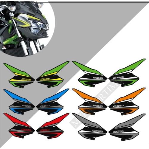 Protector Tank Pad For Kawasaki Z650 Z 650 Stickers Decal Kit Knee Emblem Badge Logo Fairing Protection 2018 2019 2020 2021