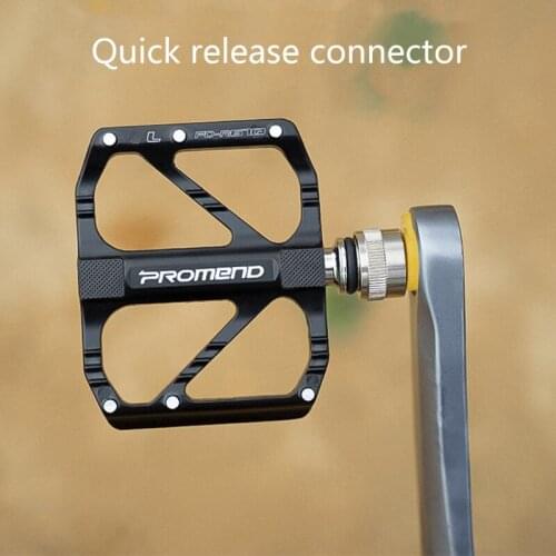 1 Pair Road Mountain Bike Ultralight Non-slip Flat Pedals Aluminum Alloy 3 Sealed Bearings Pedal Footboard for Bicycle