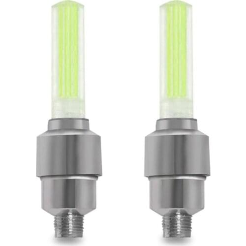 1 Pair Bicycle Valve Lights Mountain Bike Valve Lights Ultralight Valve Type B Hot Cap V2P5 Glow Stick Wheels Like Mountain E1I4